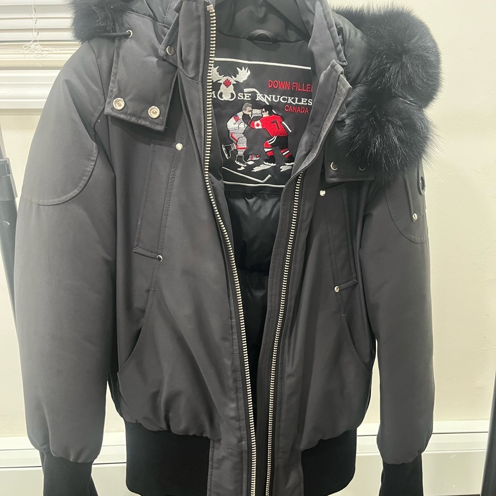 Women’s Moose Knuckles Gray Jacket